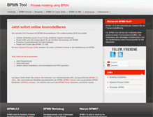 Tablet Screenshot of bpmn-tool.com